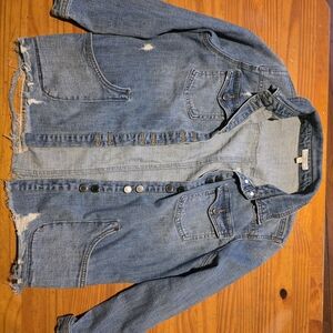 Chelsea & Violet Light Blue Denim Jacket